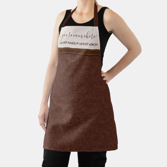 Leather Look Artisan Baker Apron (Insitu)