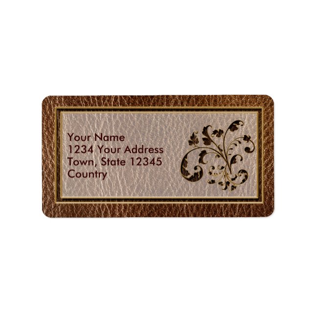 Leather-Look Bouquet 2 Label (Front)