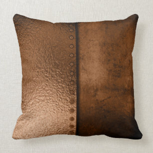 Leather Look Decorative Pillow