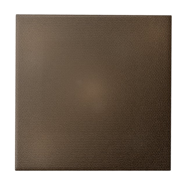 Leather-look texture ceramic tile (Front)