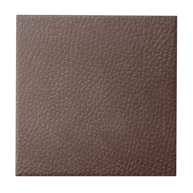 Leather-look texture ceramic tile (Front)