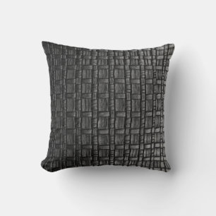 Leather-look texture cushion