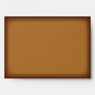 Leather-look texture envelope