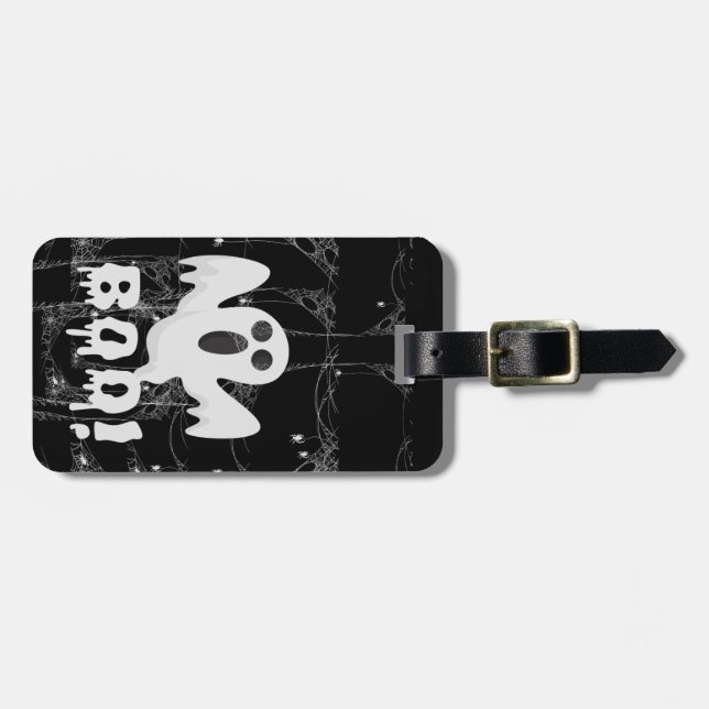 Leather luggage strap luggage tag (Front Horizontal)