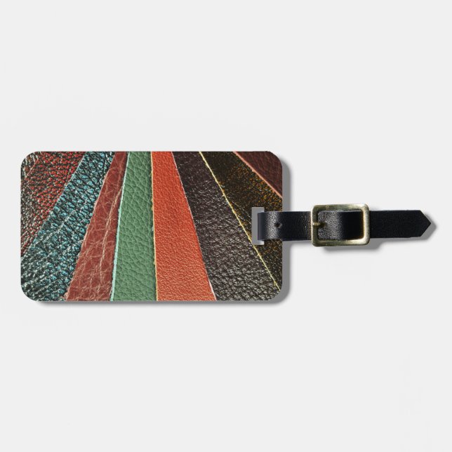 Leather Luggage Tag (Front Horizontal)