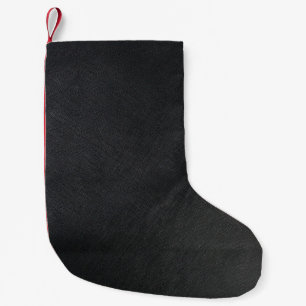 Leather organisation background small christmas stocking