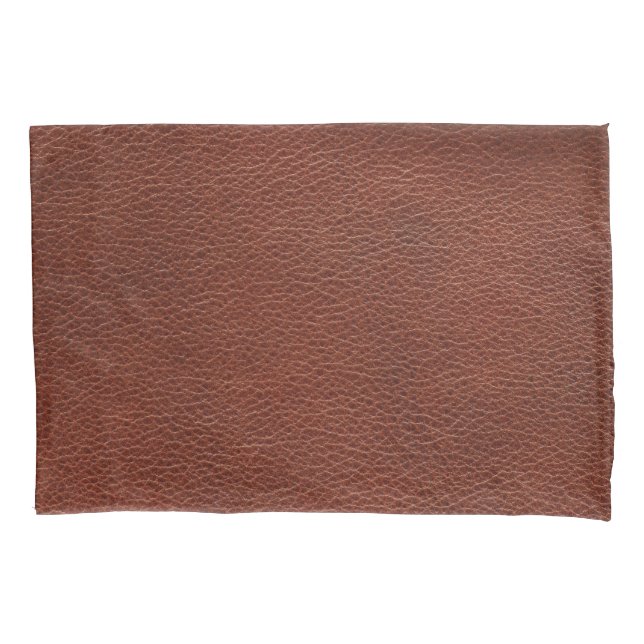 Leather Pair of Standard Size Pillowcases (Front-Left)