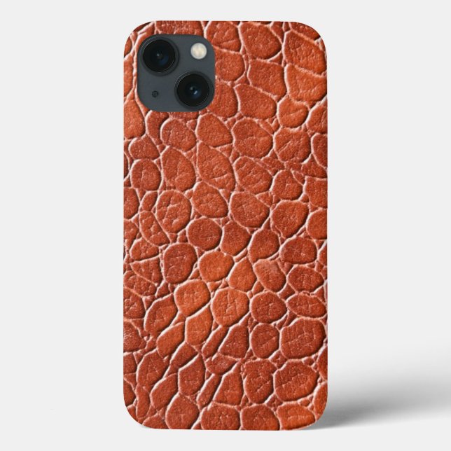 Leather Pattern Case-Mate iPhone Case (Back)