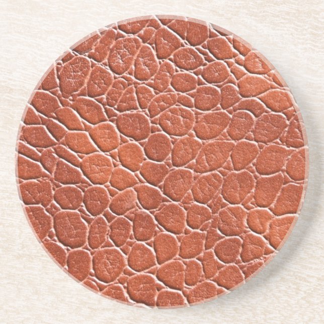 Leather Pattern Coaster (Front)