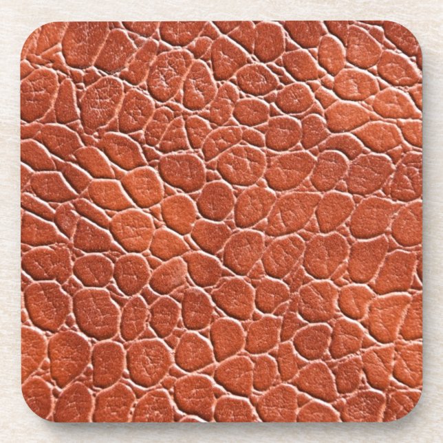 Leather Pattern Coaster (Front)