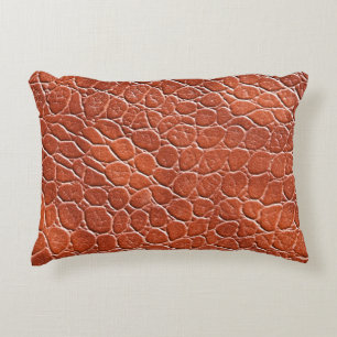 Leather Pattern Decorative Cushion