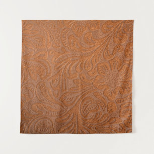 Leather pattern that is faux or fake tapestry