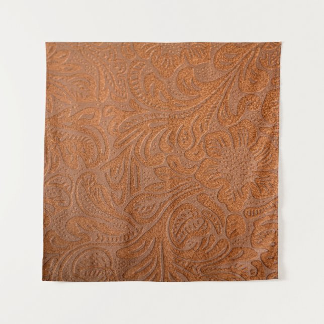 Leather pattern that is faux or fake tapestry (Front)