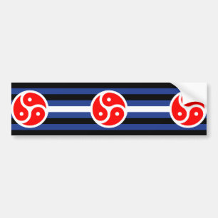 Leather Practice Pride Flag Bumper Sticker