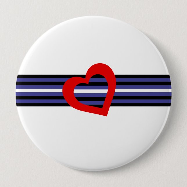 Leather Pride Flag 10 Cm Round Badge (Front)