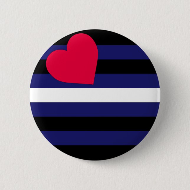 Leather Pride Flag Button (Front)