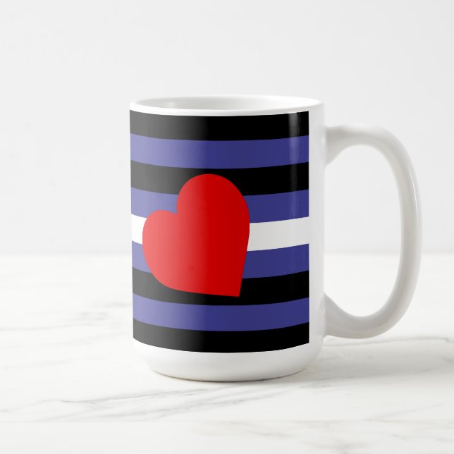 Leather Pride Flag Coffee Mug (Right)