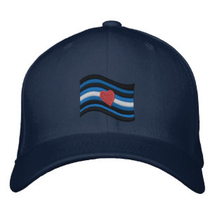 Leather Pride Flag Embroidered Hat