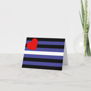 Leather Pride Flag Holiday Card