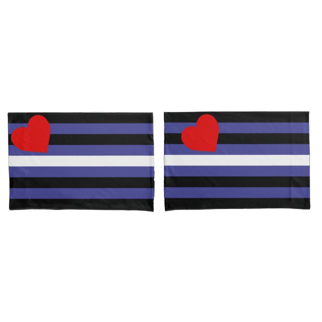 Leather Pride Flag Pillowcase (Front-Set)