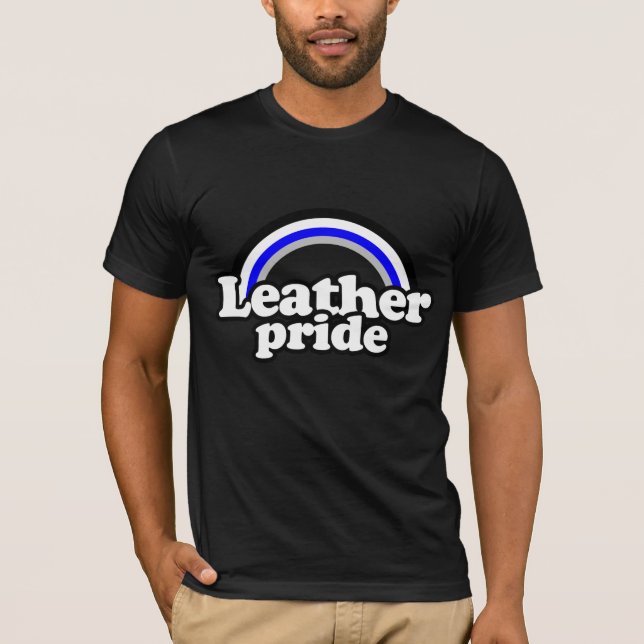Leather Pride Flag T-Shirt (Front)
