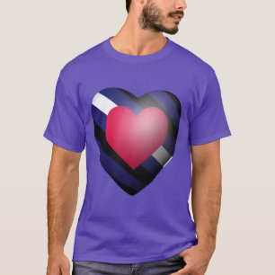 LEATHER PRIDE HEART T-Shirt