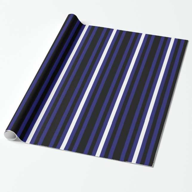 LEATHER PRIDE STRIPED VERTICAL - 2014 PRIDE.png Wrapping Paper (Unrolled)