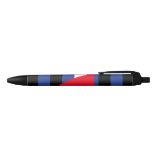 Leather Queer Pride Flag Black Ink Pen