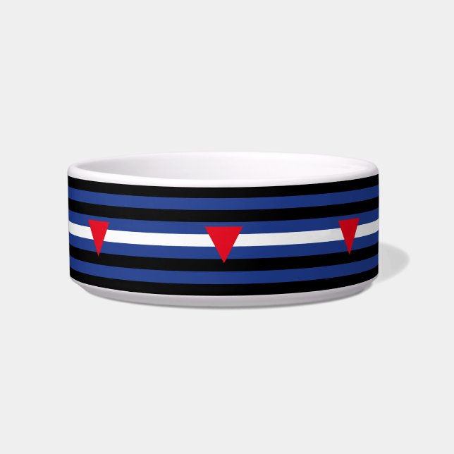 Leather Queer Pride Flag Bowl (Front)