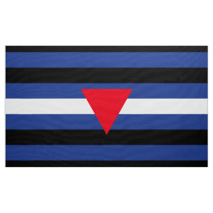 Leather Queer Pride Flag Fabric