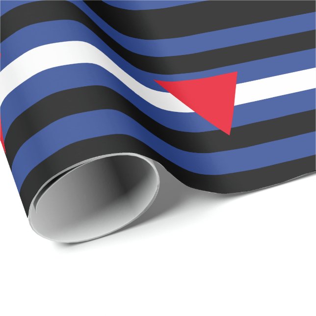 Leather Queer Pride Flag Wrapping Paper (Roll Corner)