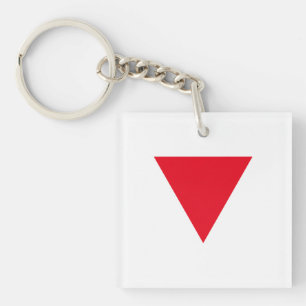 Leather Queer Pride Key Ring