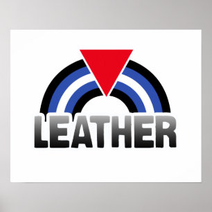 Leather Queer Pride Poster