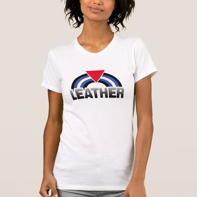 Leather Queer Pride T-Shirt (Front)