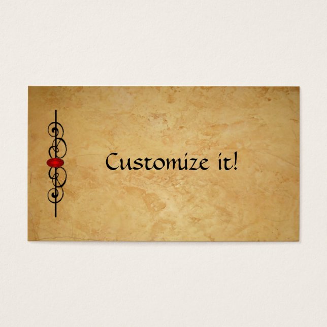 Leather & Ruby CUSTOM Profile CARD (Front)