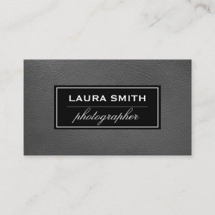 Leather Simple Business Card