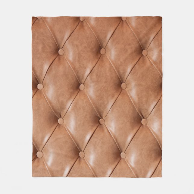 leather sofa background fleece blanket (Front)