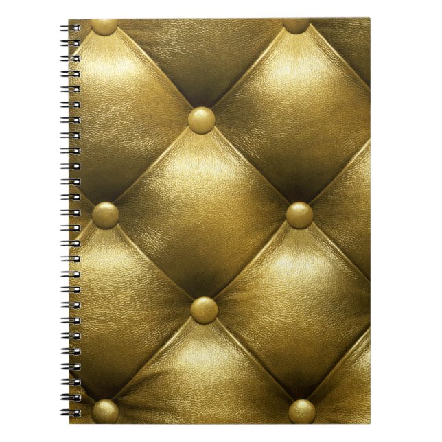 Leather Sofa Elegance: Luxurious Upholstery. Notebook (Front)