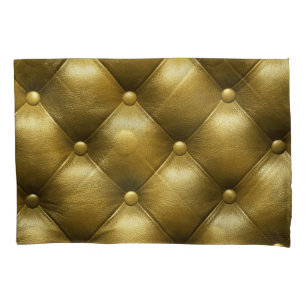 Leather Sofa Elegance: Luxurious Upholstery. Pillowcase