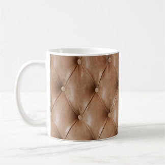Leather Sofa: Textured Background Coffee Mug