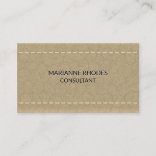 Leather   Stitching Business Card