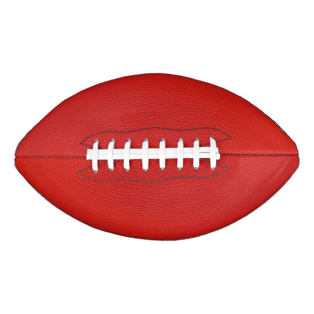 leather structure,red football (Front)