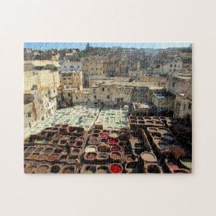 leather tannery morocco jigsaw puzzle