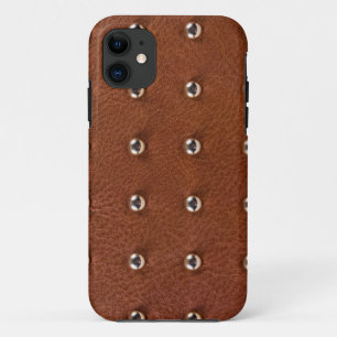 leather texture pattern iPhone 11 case