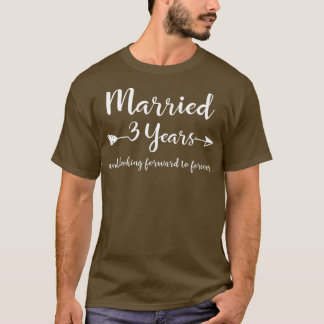 Leather Third Wedding Anniversary Gifts for Him He T-Shirt