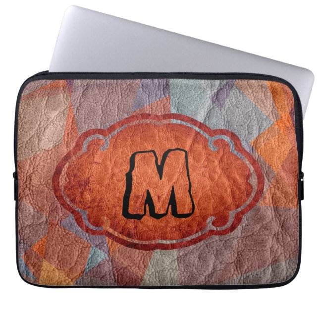 Leather Vintage Laptop Sleeve (Front)