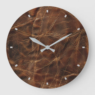 Leather Wall Clock