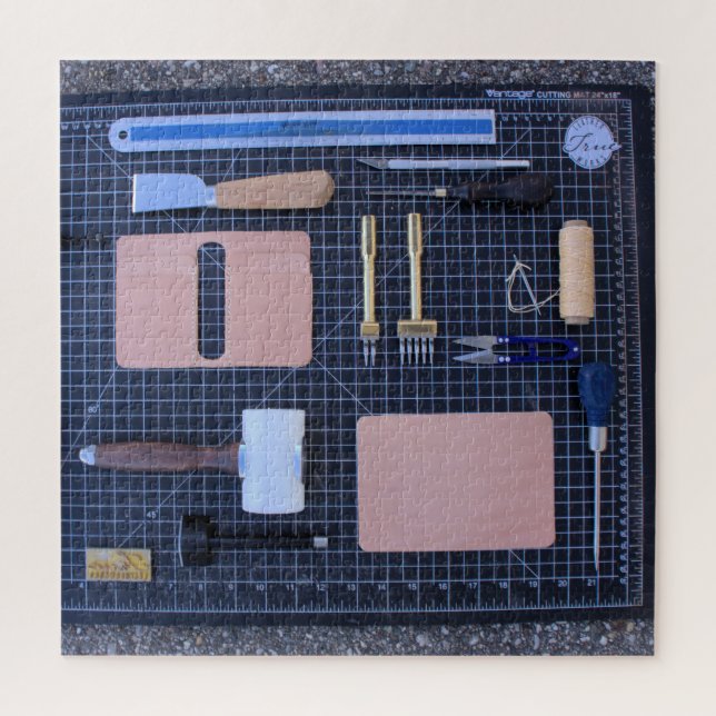 Leather Working Toolkit - 20x20 - 676 pcs. Jigsaw Puzzle (Vertical)
