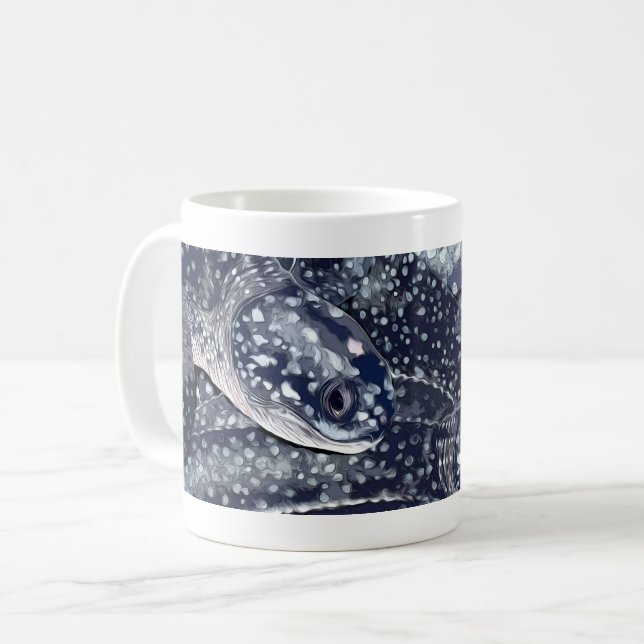 Leatherback Sea Turtle Graphic Coffee Mug (Front Left)