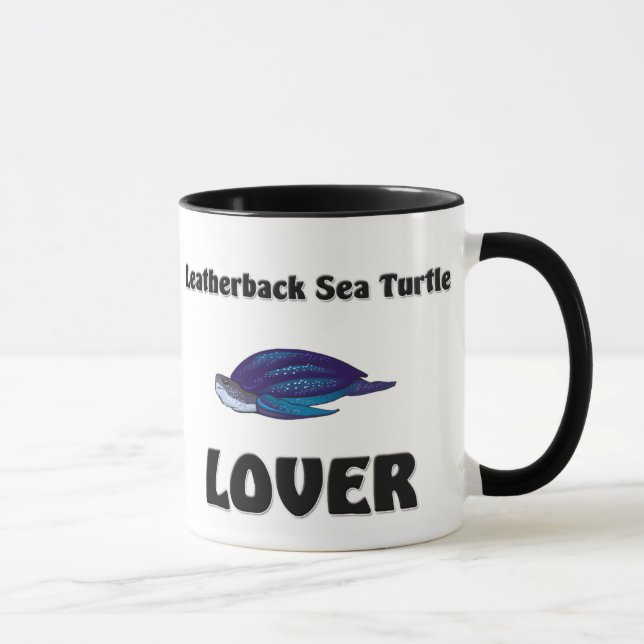 Leatherback Sea Turtle Lover Mug (Right)